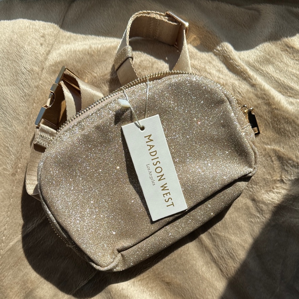 Madison West Sparkling Beige crossbody bag